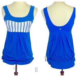 LULULEMON ELEVATE TANK TOP PIPE DREAM BLUE